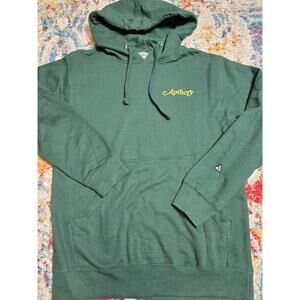 Limited Edition Apthcry Philadelphia Pullover Logo Hoodie Dark Green Size Small